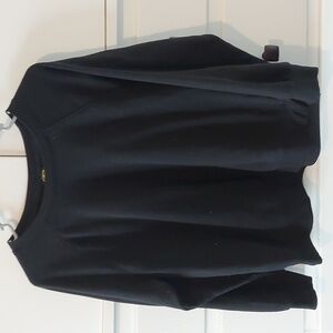 Plain black pullover